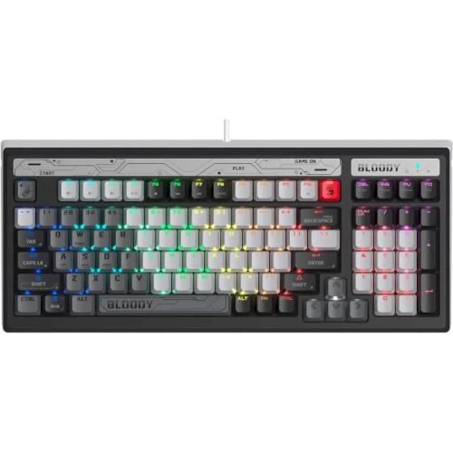 Клавіатура Bloody B950 RGB Warrior Grey, механічна, ігрова, USB, RGB підсвічування, LK Libra Brown Switch 8458170 фото