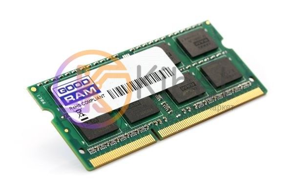 Модуль памяти SO-DIMM, DDR3, 2Gb, 1600 MHz, Goodram, 1.35V (GR1600S3V64L11 2G) 3307290 фото