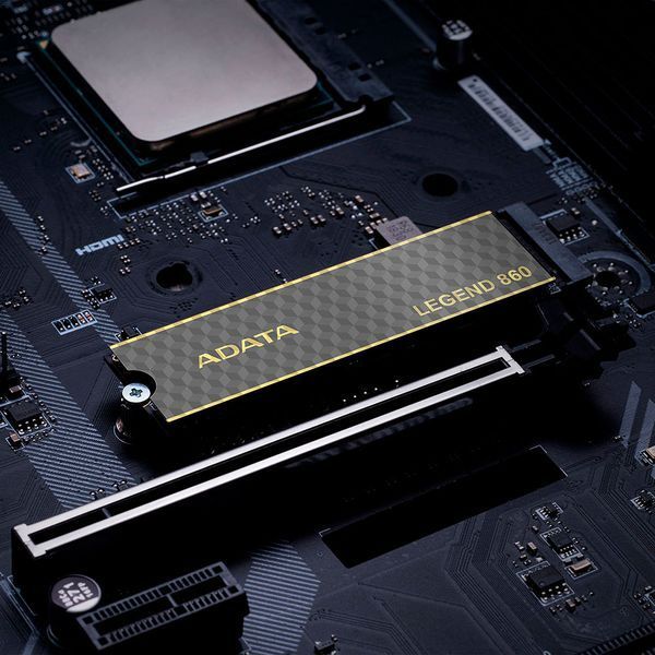 Твердотельный накопитель SSD 500Gb, ADATA LEGEND 860, PCI-E 4.0 x4, M.2 (SLEG-860-500GCS) 9302190 фото