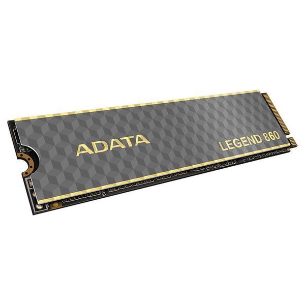 Твердотельный накопитель SSD 500Gb, ADATA LEGEND 860, PCI-E 4.0 x4, M.2 (SLEG-860-500GCS) 9302190 фото
