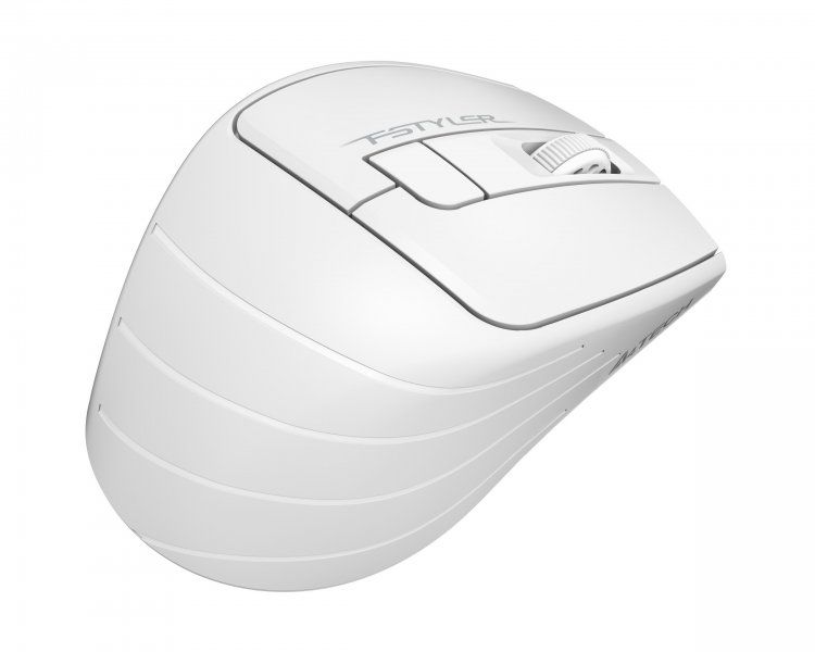 Мышь A4Tech Fstyler FG30S, White, USB, беспроводная, оптическая, бесшумная 6040770 фото