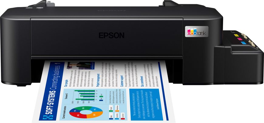 Принтер струйный цветной A4 Epson EcoTank L121, Black (C11CD76414) 6879960 фото