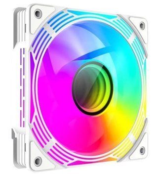 Вентилятор 120 мм, GameMax FN12A-C8I-RW, White 8621310 фото