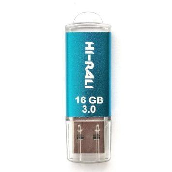 Флеш накопитель USB 16Gb Hi-Rali Rocket, Blue, USB 3.0 (HI-16GB3VCBL) 9785250 фото
