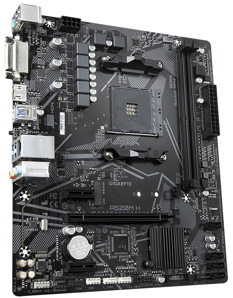 Мат.плата AM4 (A520) Gigabyte A520M H 6285900 фото