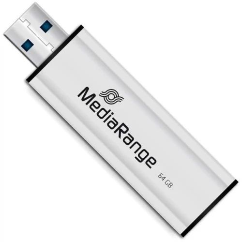 Флеш накопичувач USB 64Gb MediaRange, Silver/Black, USB 3.0 (MR917) 9596970 фото
