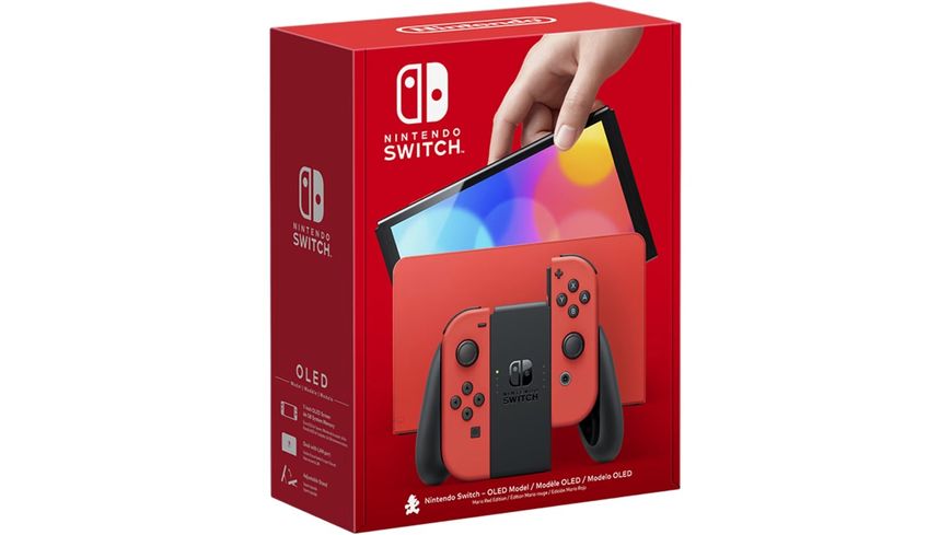 Ігрова приставка Nintendo Switch OLED, Red, Mario Special Edition 8589240 фото