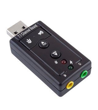 Звуковая карта USB 2.0, 7.1, Gemix SC-02, Box 8232450 фото
