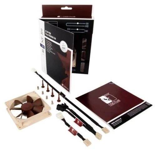 Вентилятор 92 мм, Noctua NF-B9 redux-1600 PWM, 92x92x25 мм, PWM, 350-1600 об/хв, 17.6 dB, 4-pin 6665640 фото
