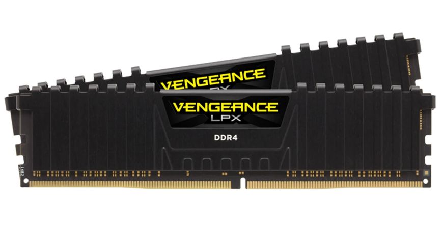Пам'ять 16Gb x 2 (32Gb Kit) DDR4, 3600 MHz, Corsair Vengeance LPX, Black (CMK32GX4M2D3600C18) 6456990 фото