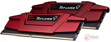 Модуль памяти 16Gb x 2 (32Gb Kit) DDR4, 2666 MHz, G.Skill Ripjaws V, Red, 19-19- 6123960 фото