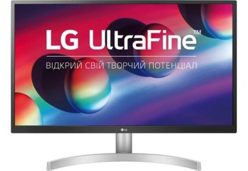 Монітор 27" LG 27UL500-W, Black/Silver 5347350 фото