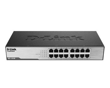 Комутатор D-Link DES-1016D 16port 10/100BaseTX Plastic 5344320 фото