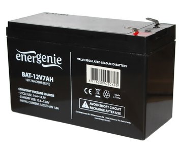 Батарея для ДБЖ 12В 7Ач EnerGenie 64x94x150 (ШхВхД) BAT-12V7AH 1511160 фото