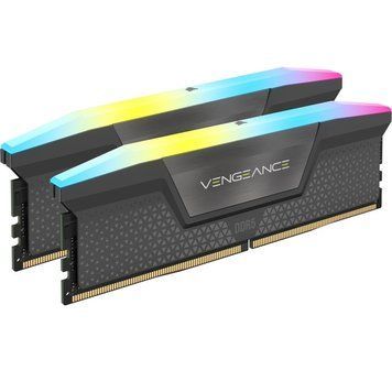 Память 16Gb x 2 (32Gb Kit) DDR5, 6400 MHz, Corsair Vengeance RGB, Grey (CMH32GX5M2B6400Z32) 9507870 фото
