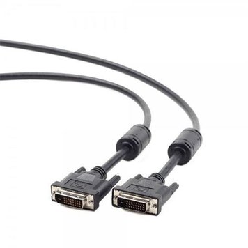 Кабель DVI - DVI 1.8 м Cablexpert, 24/24 (CC-DVI2-BK-6) 4857000 фото