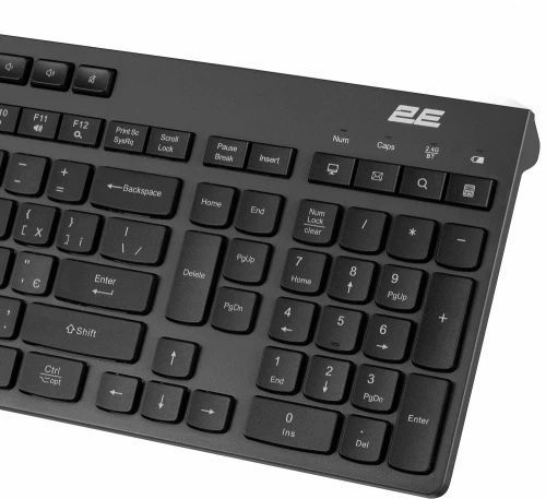 Клавіатура бездротова 2E KS280, Black (2E-KS280WBGR_UA) 9028470 фото
