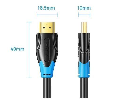 Кабель HDMI (M) - HDMI (M), 20 м, Black, Vention, V2.0 (AACBQ) 9668760 фото
