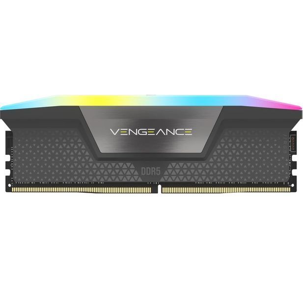 Память 16Gb x 2 (32Gb Kit) DDR5, 6400 MHz, Corsair Vengeance RGB, Grey (CMH32GX5M2B6400Z32) 9507870 фото