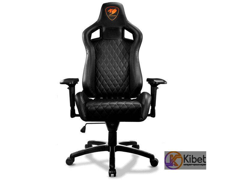 Игровое кресло Cougar Armor S Black дышащая экокожа, стальной каркас, черный 4988490 фото