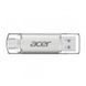 Флеш накопитель USB 128Gb Acer UT300, Silver, Type-C / USB 3.2 Gen 1 (BL.9BWWA.590) 9821280 фото 1