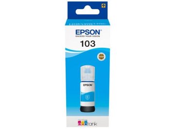 Чорнило Epson 103, Cyan, 65 мл (C13T00S24A) 5074590 фото