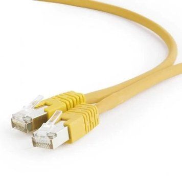 Патч-корд 5 м, S/STP, Yellow, Cablexpert, Cat.6a, Cu, LSZH (PP6A-LSZHCU-Y-5M) 6278700 фото