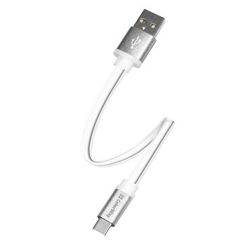 Кабель USB - USB Type-C 0.25 м ColorWay White (CW-CBUC001-WH) 4851570 фото