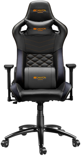 Игровое кресло Canyon Nightfall, Black, эко-кожа, вращение на 360°, 3D-подлокотники (CND-SGCH7) 6110520 фото
