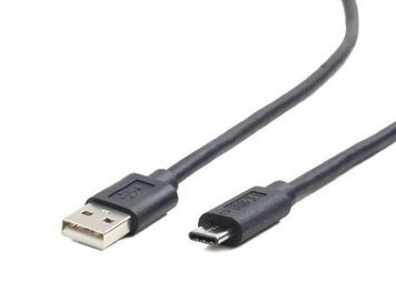 Кабель USB - USB Type-C 1 м Cablexpert Black (CC-USB2-AMCM-1M) 5328840 фото