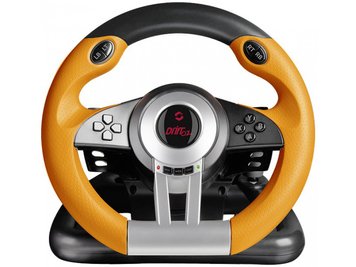 Руль Speed-Link DRIFT O.Z. Racing Wheel PC, black-orange 5265510 фото