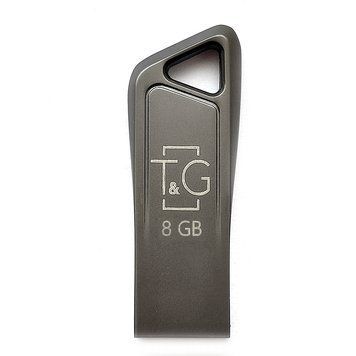 Флеш накопичувач USB 8Gb T&G Metal TG114, Silver, USB 2.0 (TG114-8G) 6286320 фото