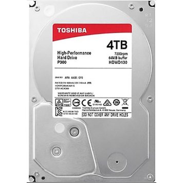 Жорсткий диск 3.5" 4Tb Toshiba P300, SATA3, 128Mb, 5400 rpm (HDWD240UZSVA) 5618310 фото