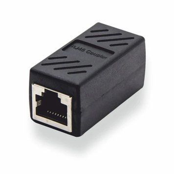 Розетка соединительная для RJ45 (мама  мама), Black, GTL (GTLRJ45FRJ45F) 9229560 фото