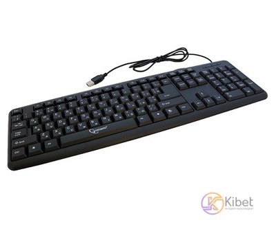 Клавиатура Gembird KB-U-103-UA стандартная, USB, Black 3284910 фото