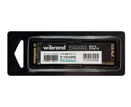 Твердотільний накопичувач SSD 512Gb, Wibrand Caiman, PCI-E 3.0 x4, M.2 (WIM.2SSD/CA512GB) 8597970 фото