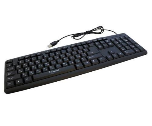 Клавиатура Gembird KB-U-103-UA стандартная, USB, Black 3284910 фото