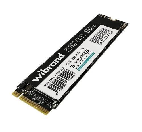 Твердотільний накопичувач SSD 512Gb, Wibrand Caiman, PCI-E 3.0 x4, M.2 (WIM.2SSD/CA512GB) 8597970 фото