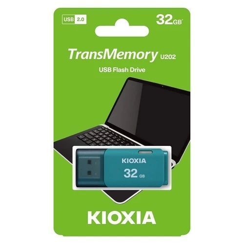 Флеш накопитель USB 32Gb Kioxia TransMemory U202, Light Blue, USB 2.0 (LU202L032GG4) 9257250 фото