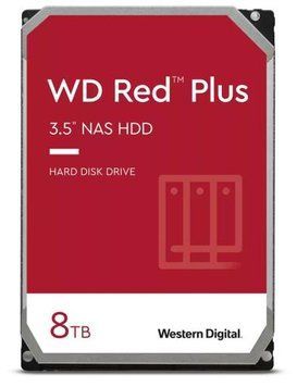 Жорсткий диск 3.5" 8Tb Western Digital Red Plus, SATA3, 128 Мб, 5640 об/хв (WD80EFZZ) 7673040 фото