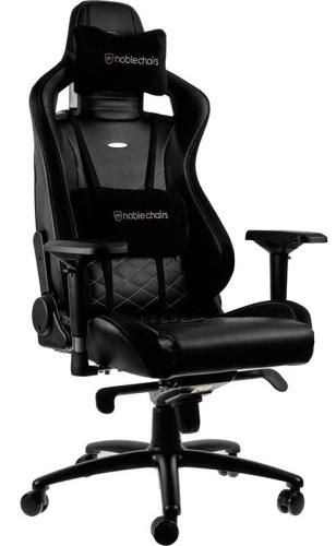 Ігрове крісло Noblechairs EPIC, Black/Gold (NBL-PU-GOL-002) 8345820 фото