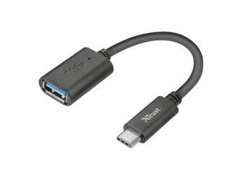 Адаптер Trust, Black, USB 3.0 (F) - USB 3.1 Type C (M) (20967) 5776470 фото