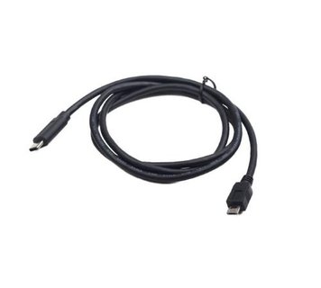 Кабель USB Type-C - micro USB 1.8 м Cablexpert Black, преміум (CCP-USB2-mBMCM-6) 4036920 фото