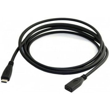 Кабель Type-C (M) - Type-C (F), 1 м, Black, CHiNa, USB 3.1 (S0930) 9445170 фото