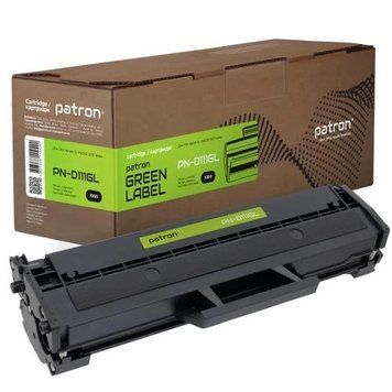 Картридж Samsung MLT-D111S, Black, Patron Green (PN-D111GL) 3491850 фото