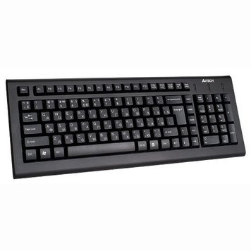 Клавіатура A4tech KR-83 Black, USB, X-slim, великий Enter 986160 фото