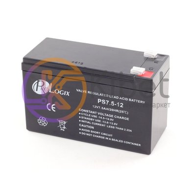 Батарея для ИБП 12В 7.5Ач ProLogix PS7.5-12 3509160 фото