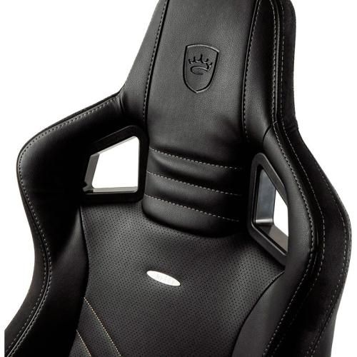 Ігрове крісло Noblechairs EPIC, Black/Gold (NBL-PU-GOL-002) 8345820 фото