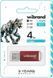 Флеш накопитель USB 4Gb Wibrand Cougar, Red, USB 2.0 (WI2.0/CU4P1R) 8598000 фото 2