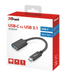 Адаптер Trust, Black, USB 3.0 (F) - USB 3.1 Type C (M) (20967) 5776470 фото 4